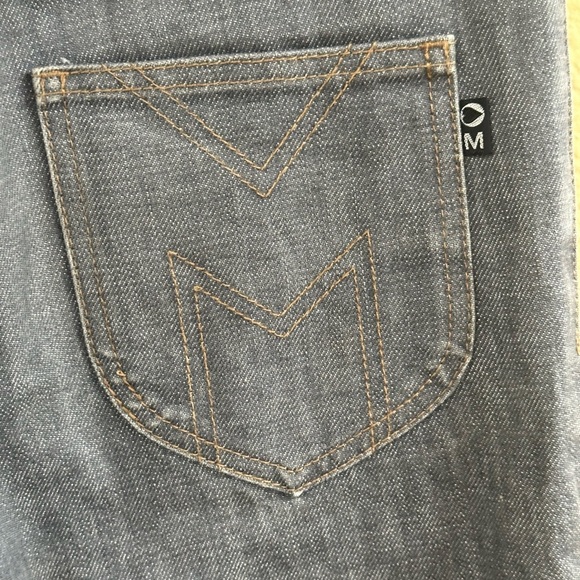 Morgan Homme 1990’s Gray Denim With Buckles On Legs Size Small (30 Waist) EUC! - Picture 8 of 14